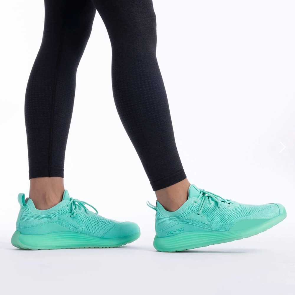 Lane Eight HIIT Trainers Icy Mint Womens Size 8